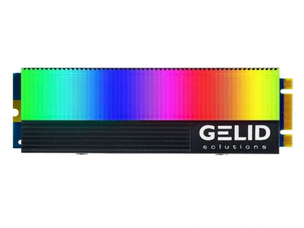 ARGBイルミネーション機能を備えたM.2 SSDヒートシンク、GELID「GLINT」