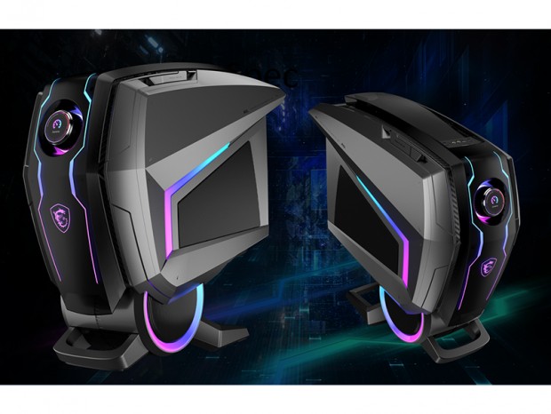 直感的操作ができるゲーミングノブ搭載のデスクトップPC、MSI「Aegis Ti5 10TE-018JP」