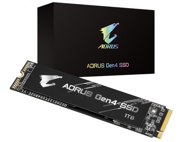 ヒートシンクレスのPCI-Express4.0 SSD、GIGABYTE「AORUS Gen 4 SSD 1TB」発売