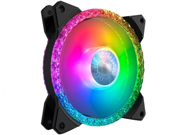 クリスタルデザイン採用のARGBファン、Cooler Master「MasterFan MF120 Prismatic」