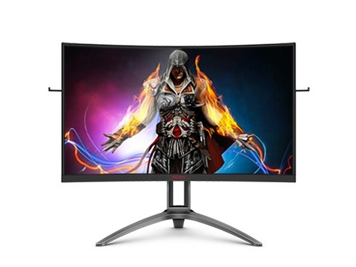 155Hz/1msの高速描画に対応する曲面WQHDゲーミング液晶、AOC「AG323QCX2」