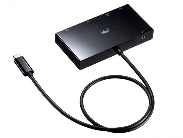 シェアオフィス等で便利に使えるType-C専用モバイルドッキングステーション