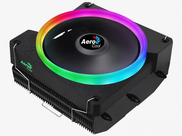 120mm ARGBファン搭載のトップフロー型CPUクーラー、Aerocool「Cylon 3H」