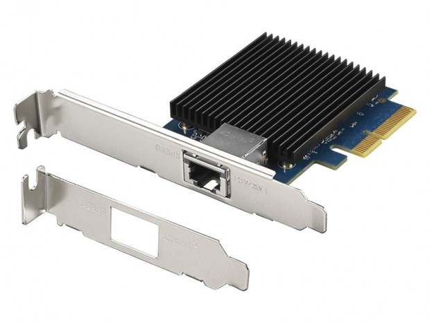 10GbE対応のPCI-Express LANカード、バッファロー「LGY-PCIE-MG2」など