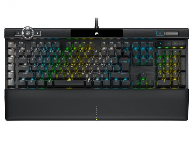 独自技術AXONで高速入力を実現。CORSAIR「K100 RGB」シリーズ発売
