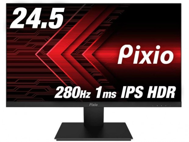 リフレッシュレート280Hz対応のIPSゲーミング液晶、Pixio「PX259 Prime」