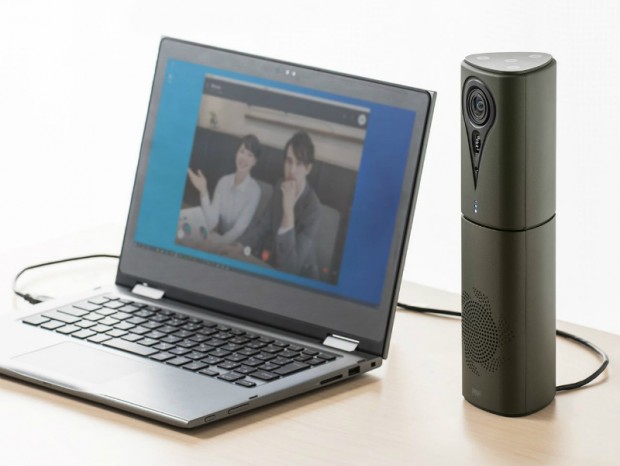 広角レンズ採用のスピーカー・マイク一体型Webカメラがサンワダイレクトから