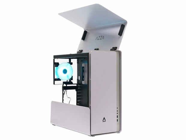 ガルウイング機構採用のミドルタワーPCケース、AZZA「CAST」の