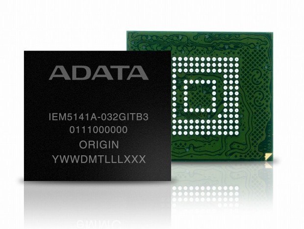 ADATA、最大300MB/sec転送の産業向けeMMC「IEM5141A」