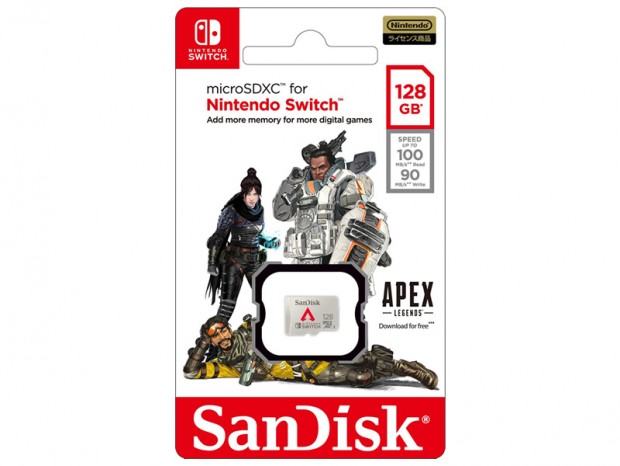 SanDisk、Nintendo Switch「ApexLegends用」microSDXCカードをリリース