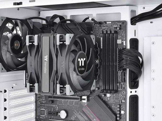 120mm高静圧ファン採用の高性能CPUクーラー、Thermaltake「TOUGHAIR」シリーズ