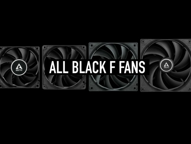 Arctic、オールブラックのPCケースファン「F Black」シリーズ計5モデル