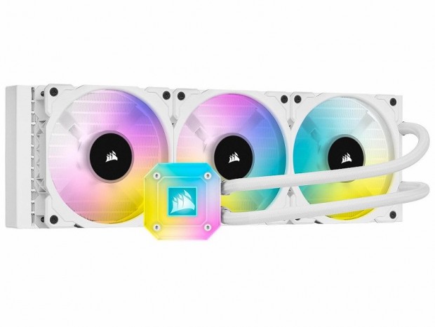CORSAIR、超高輝度ARGB内蔵のホワイト水冷「iCUE ELITE CAPELLIX WHITE」シリーズ発売