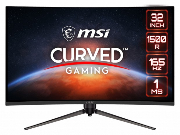 FreeSync Premium対応の31.5型曲面ゲーミング液晶、MSI「Optix AG321CR」