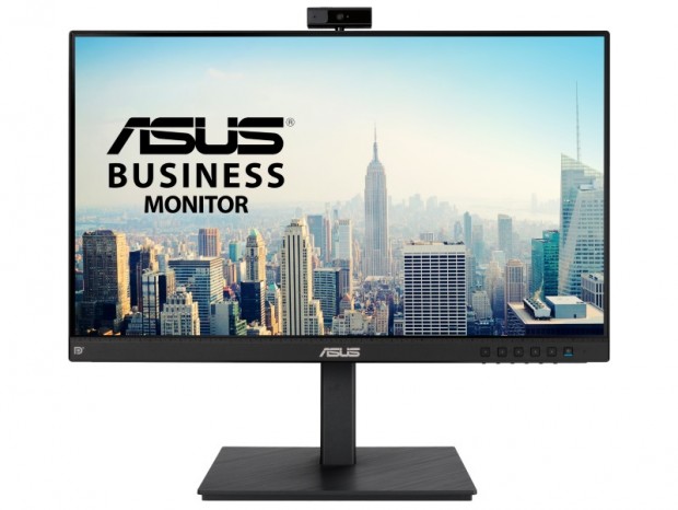Webカメラを標準装備したビデオ会議向けIPS液晶、ASUS「BE24EQSK」