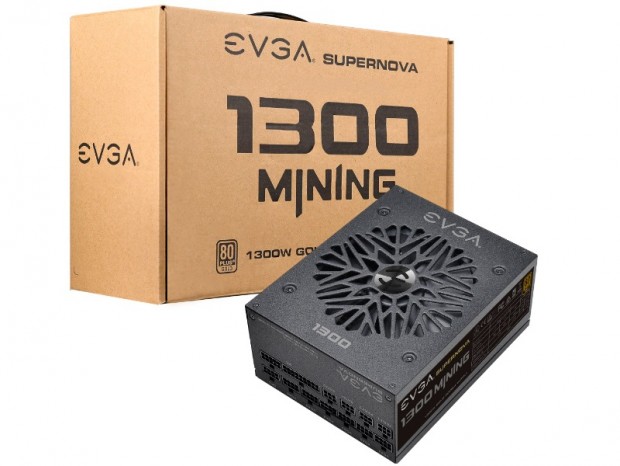 EVGA、容量1,300Wのマイニング向けGOLD電源「EVGA 1300 M1」