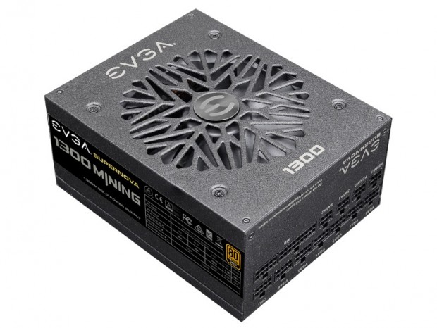 EVGA、容量1,300Wのマイニング向けGOLD電源「EVGA 1300 M1」