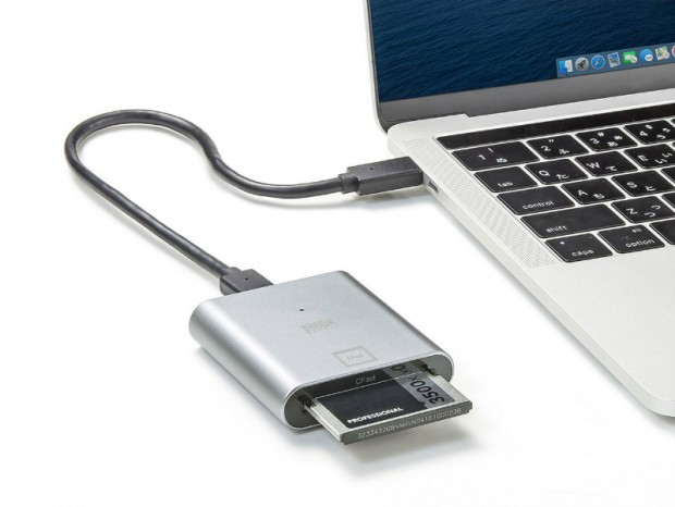 CFast2.0カードに対応するUSB Type-Cカードリーダがサンワサプライから