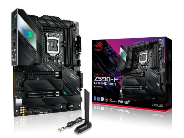 Wi-Fi 6と2.5G LAN搭載のIntel Z590マザー、ASUS「ROG STRIX Z590-F GAMING WIFI」