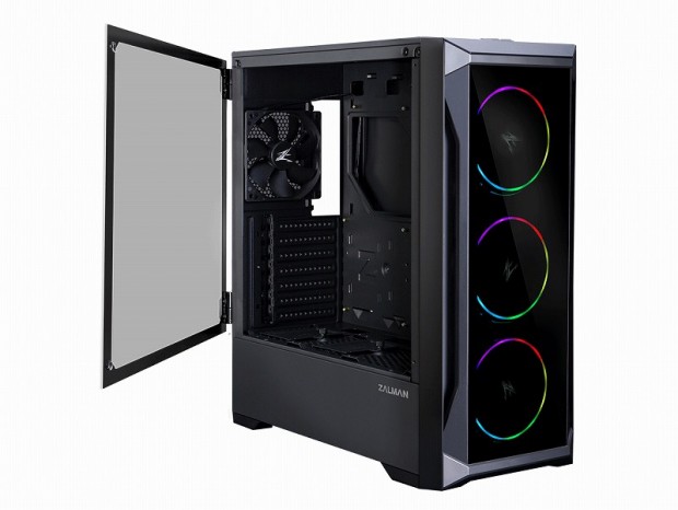 ZALMAN、ドアタイプの強化ガラスパネルを備えたミドルタワー「Z8