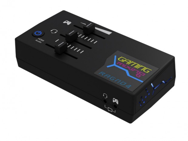 スライダーで音声を調整できるゲームキャプチャユニット、エアリア「RAGNO4」
