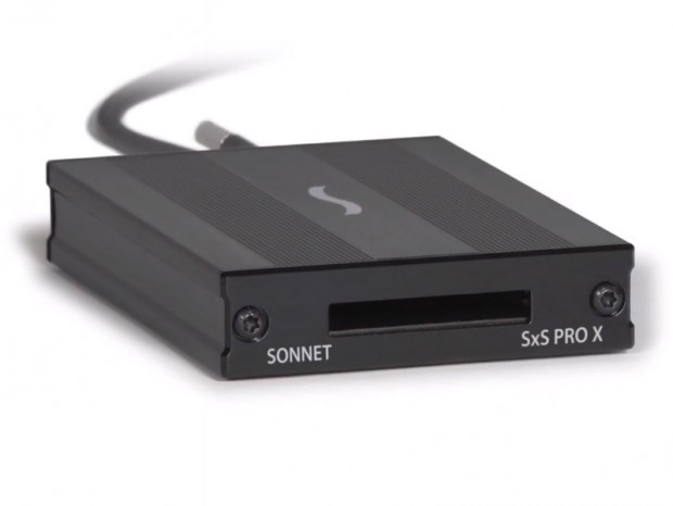 最大転送1,250MB/secのThunderbolt 3対応SxS PRO XカードリーダがSonnetから