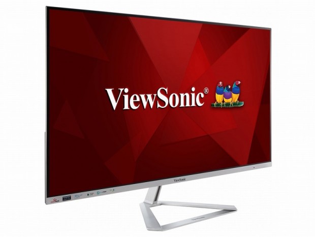ViewSonic VX3276-2K-MHD-7　２K　WQHD　非光沢 ViewSonic、WQHD解像度＆HDR10対応の31.5型ウルトラスリム液晶「VX3276