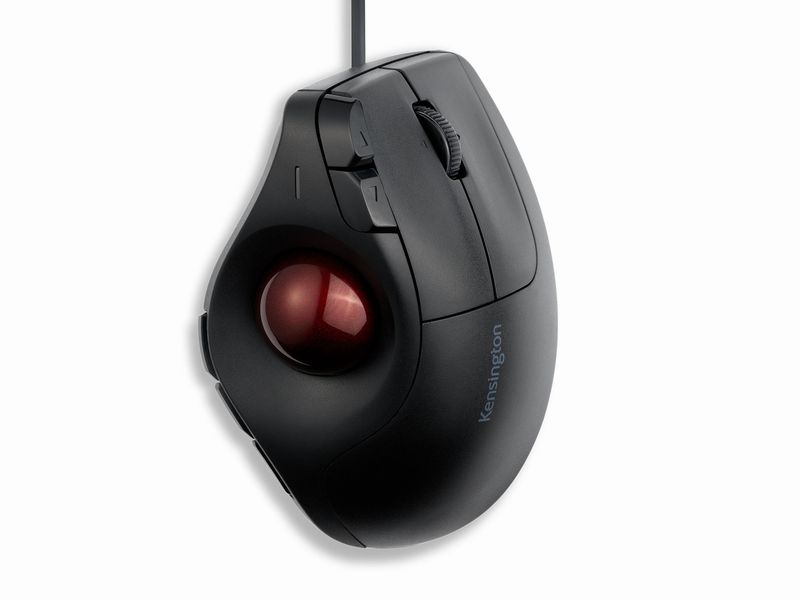 Kensington、親指操作のエルゴトラックボール「Pro Fit Ergo Vertical