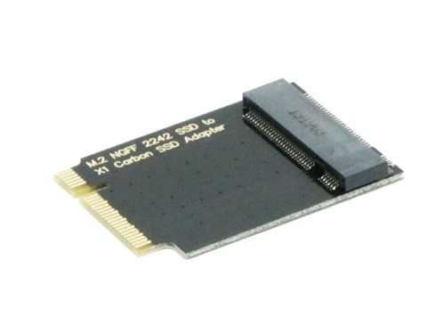 Lenovo X1 CarbonにM.2 2242 SSDを搭載するアダプタ、Sintech「ST-M2X1-B」