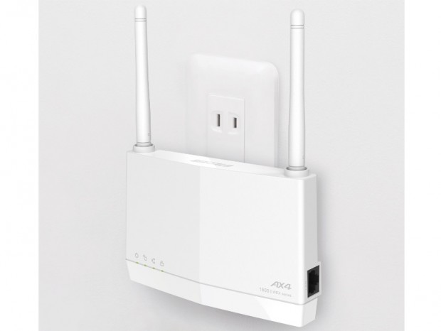 Wi-Fi 6の電波範囲を拡張できるコンセント直挿し型中継機がバッファローから