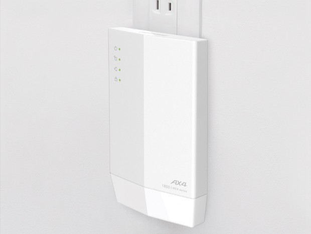 Wi-Fi 6の電波範囲を拡張できるコンセント直挿し型中継機がバッファローから