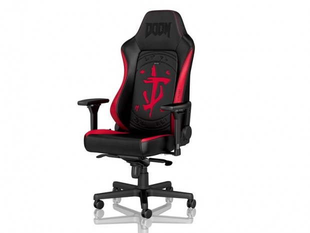 noblechairs、「DOOM」の世界観を再現したコラボゲーミングチェア「HERO DOOM Edition」発売