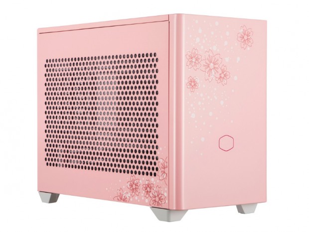 桜デザインの高冷却Mini-ITXケース、Cooler Master「NR200P Sakura Limited Edition」