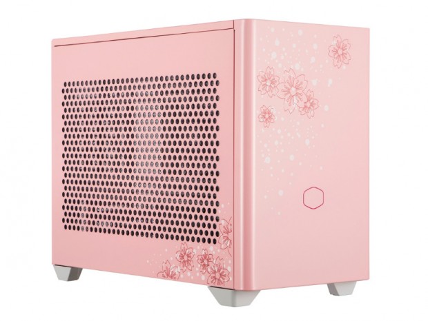 桜デザインの高冷却Mini-ITXケース、Cooler Master「NR200P Sakura Limited Edition」