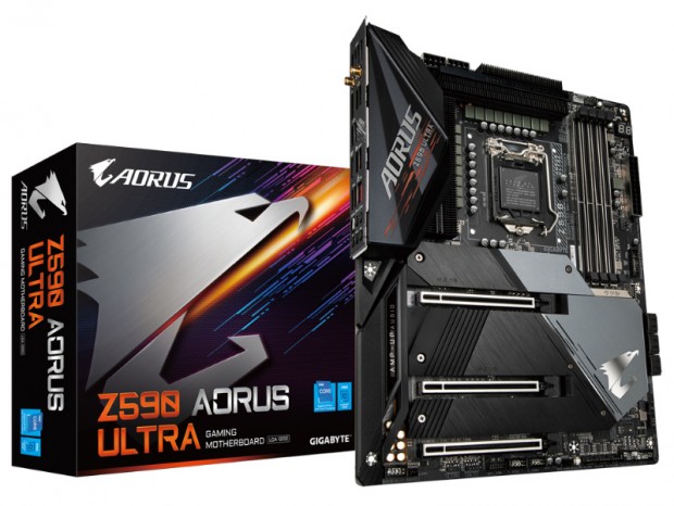 16+1フェーズ電源搭載のハイエンドゲーミングマザー、GIGABYTE「Z590 AORUS ULTRA」