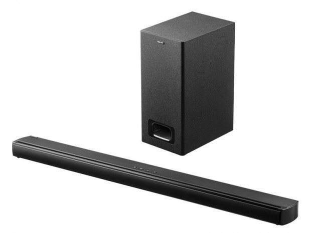サンワ、テレビの音をリッチに楽しめるサウンドバー＆ワイヤレスサブウーファーセット発売