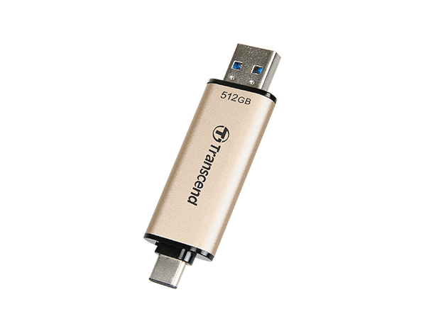 読込最高420MB/secのデュアルコネクタUSBメモリ、トランセンド「JetFlash 930C」
