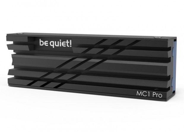 ヒートパイプ内蔵のM.2 SSDヒートシンク、be quiet!「MC1 Pro」