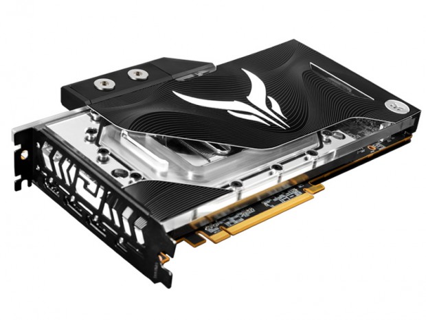 EKフルカバーウォーターブロック装着、PowerColor「LIQUID DEVIL RX 6900 XT」