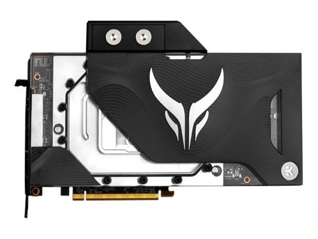 EKフルカバーウォーターブロック装着、PowerColor「LIQUID DEVIL RX 6900 XT」