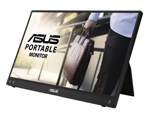 独自抗菌処理を施した15.6型モバイルIPS液晶、ASUS「ZenScreen MB16ACV」