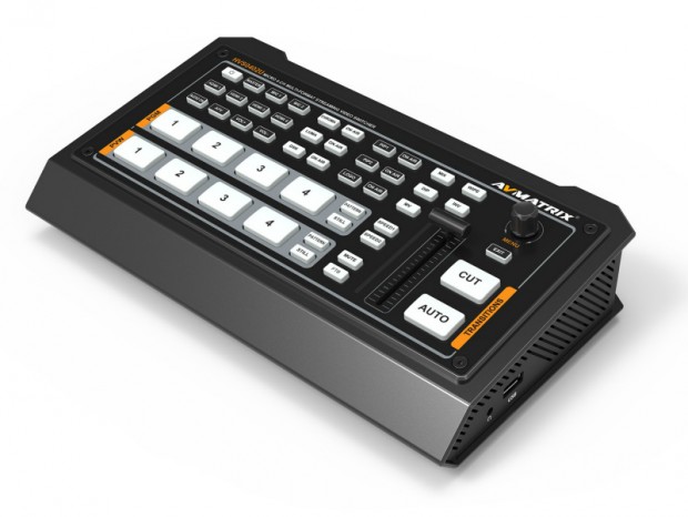 スケーラー機能搭載の4入力HDMIスイッチャー、AVMATRIX「HVS0402U」