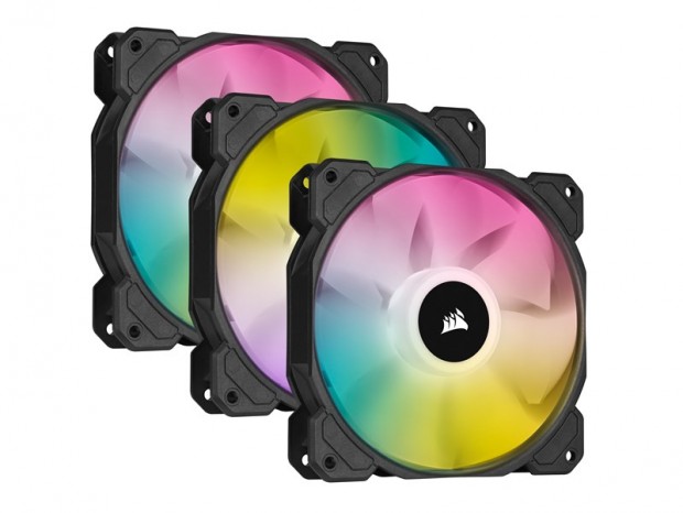 CORSAIR、強力な直進エアフローを生み出すARGBファン「SP120/SP140 RGB ELITE」