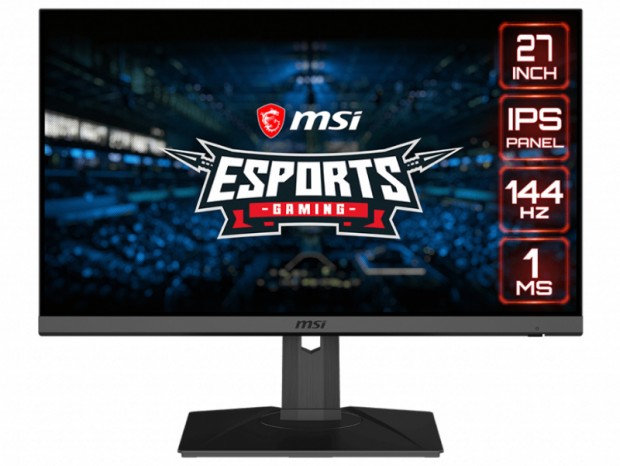 多彩な調整機能を備えた専用スタンド搭載の27型ゲーミング液晶、MSI「Optix G272P」