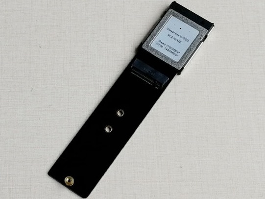 デジカメでNVMe M.2 SSDを記録メディアとして使えるアダプタがSintechから