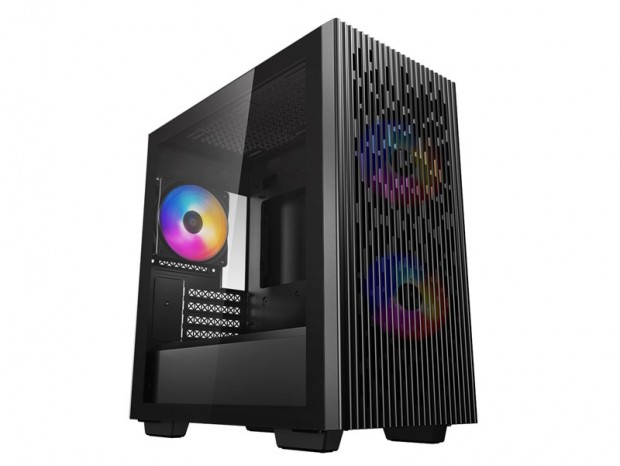 Deepcool、通気性良好なランダムメッシュ仕様のMicroATXケース「MATREXX 40 3FS」