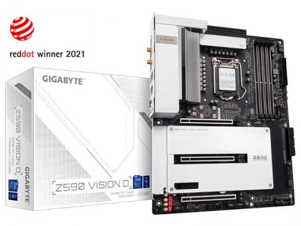 Thunderbolt 4搭載のクリエイター向けZ590マザーボード、GIGABYTE「Z590 VISION D」