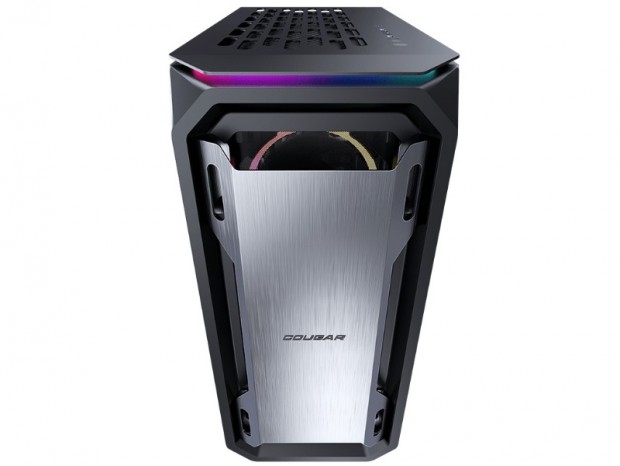 ブラッシュアルミと強化ガラス採用のミドルタワー、COUGAR「MX670 RGB」