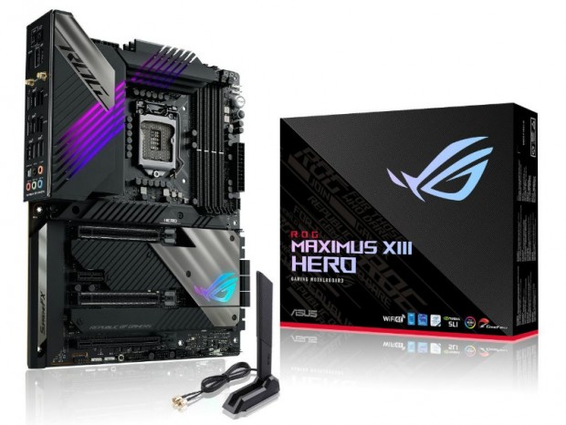 ASUS、14+2フェーズ電源搭載のZ590ゲーミングマザー「ROG MAXIMUS XIII HERO」発売