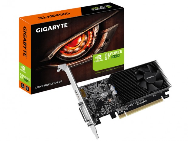 1スロット/ロープロ対応のGeForce GT 1030、GIGABYTE「GV-N1030D4-2GL」発売